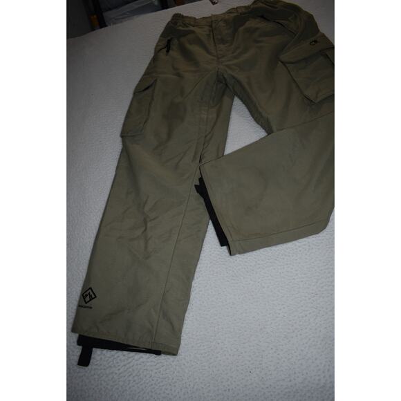 Rip Zone Ski Cargo Pants Snowboarding Mens Size Medium Tan - Picture 2 of 8